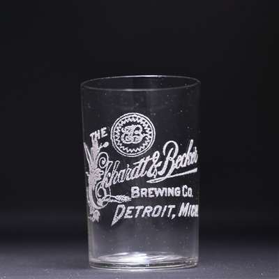 Eckhardt and Becker Pre-Prohibition Etched Drinking Glass 