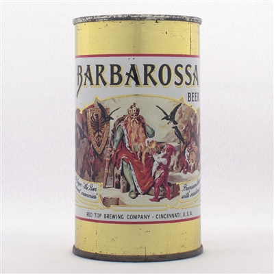 Barbarossa Flat Top Beer Can  34-37