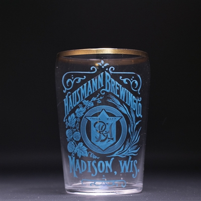 Hausmann Brewing Pre-Prohibition Enameled Glass 
