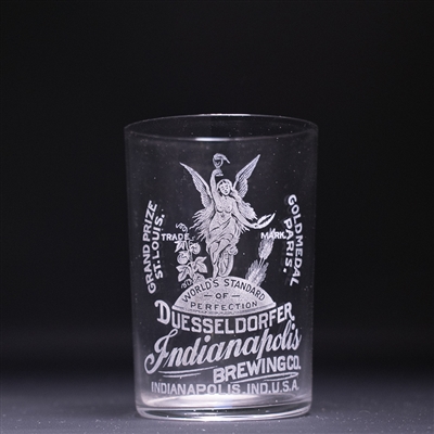 Duesseldorfer Pre-Prohibition Etched Drinking Glass 