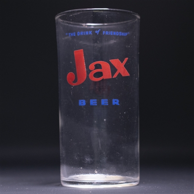 Jax Beer 1930s Enameled Drinking Glass 