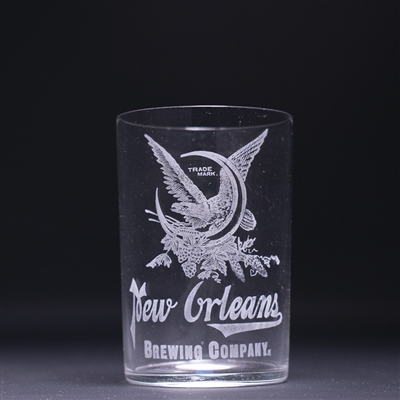New Orleans Brewing Pre-Prohibition Etched Drinking Glass 