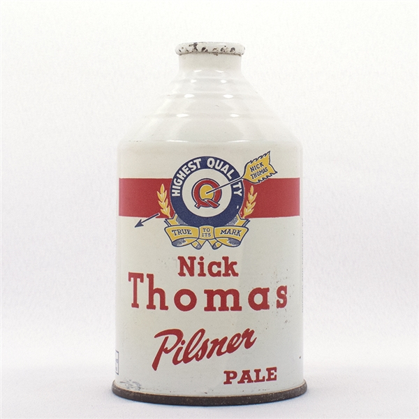 Nick Thomas Crowntainer Cone Top Beer Can  197-8