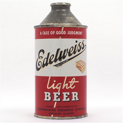 Edelweiss Beer Cone Top Can  160-29