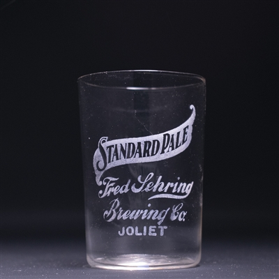 Standard Pale Pre-Prohibition Etched Drinking Glass 