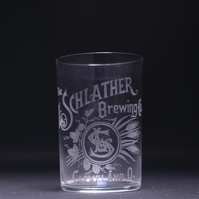 Schlather Brewing Pre-Prohibition Etched Drinking Glass 
