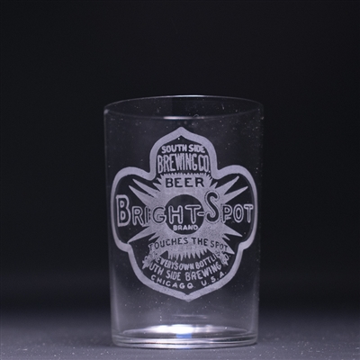 Bright Spot Pre-Prohibition Etched Drinking Glass 