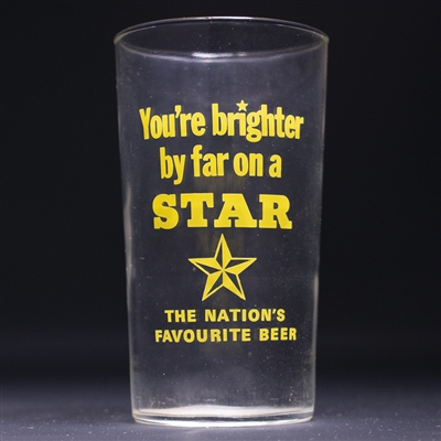 Star Beer 1960s Nigerian Enameled Drinking Glass 