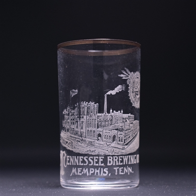 Tennessee Brewing Factory Scene Pre-Pro Etched Glass 