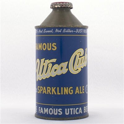 Utica Club Ale Blue Cone Top Can  187-32