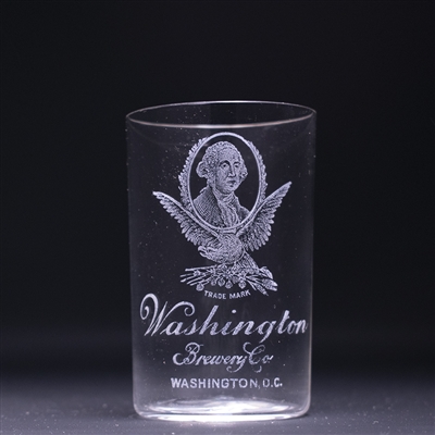 Washington Brewing Pre-Prohibition Etched Drinking Glass 