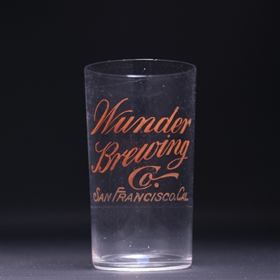 Wunder Brewing Pre-Prohibition Drinking Glass 