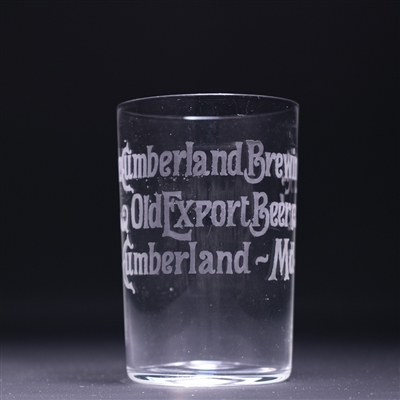 Cumberland Brewing Pre-Prohibition Etched Drinking Glass 