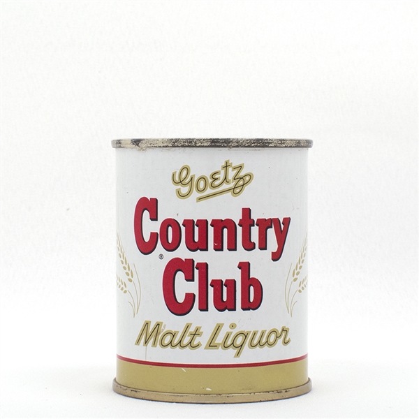 Goetz Country Club Malt Liquor 8oz Flat Top  240-20