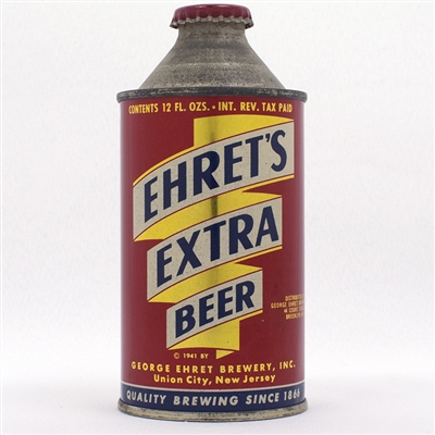 Ehrets Extra Cone Top Beer Can  161-1