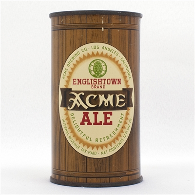 Acme Englishtown Ale Flat Top Can  28-21