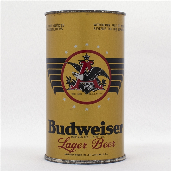 Budweiser Beer Withdrawn Free Instructional Flat Top  53-39