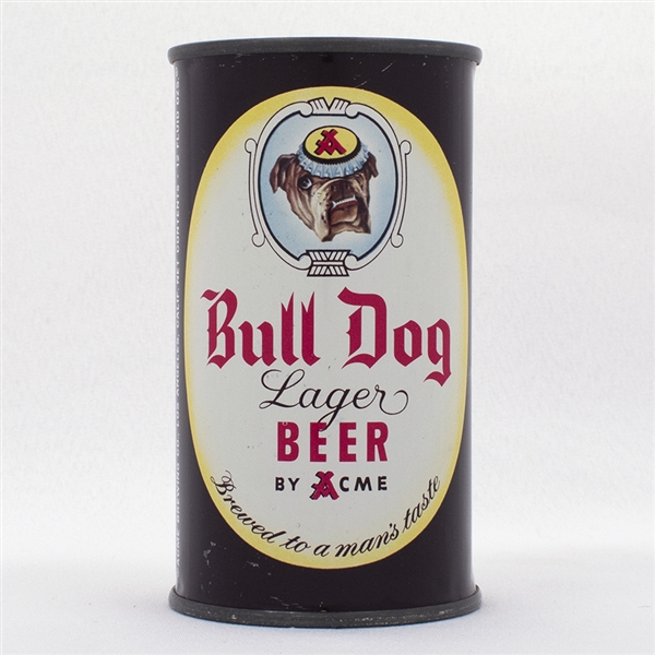 Bull Dog Beer Flat Top Can  45-16