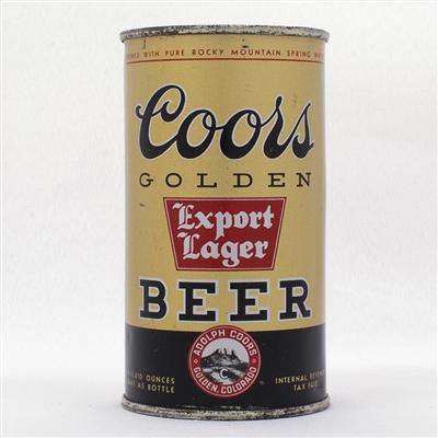 Coors Export Lager Flat Top Can  51-15