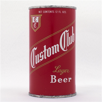 Custom Club Beer Flat Top Can  53-2