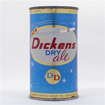 Dickens Dry Ale Flat Top Beer Can  53-34