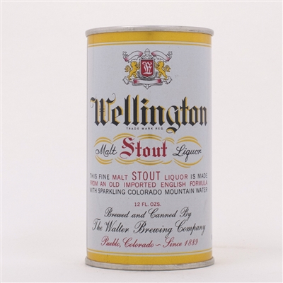 Wellington Malt Stout Liquor Can 145-2