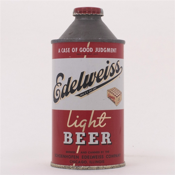 Edelweiss Light Beer Cone Top Can 160-30