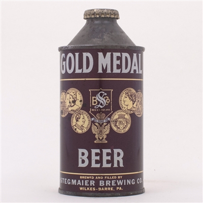Gold Medal Beer Cone Top Can 165-29