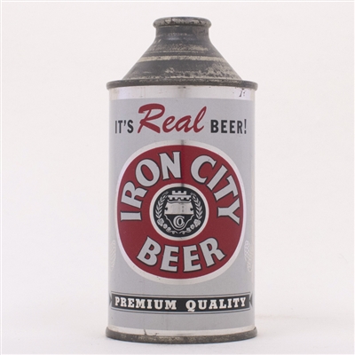 Iron City REAL Beer Cone Can 170-4