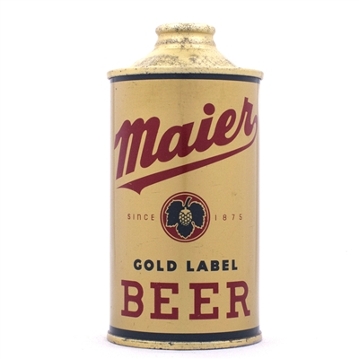 Maier Gold Label Beer Cone Top 173-7