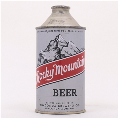 Rocky Mountain Beer Cone Top Can 182-7