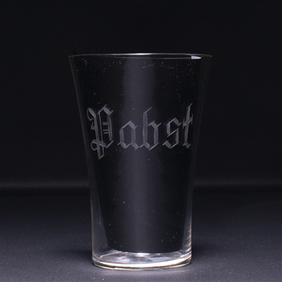 Pabst Pre-Prohibition Etched Drinking Glass