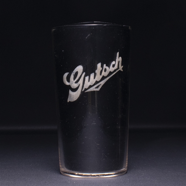 Gutsch Pre-Prohibition Etched Drinking Glass