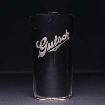 Gutsch Pre-Prohibition Etched Drinking Glass