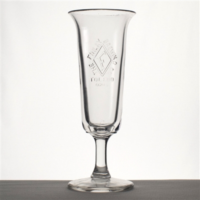 Finlay Brewing Pre-Prohibition Embossed Stem Glass