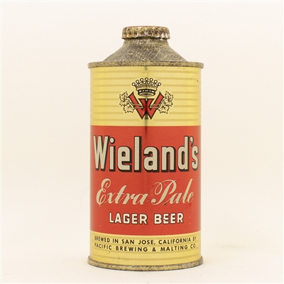 Wielands Extra Pale Beer Low Profile Cone Top Can