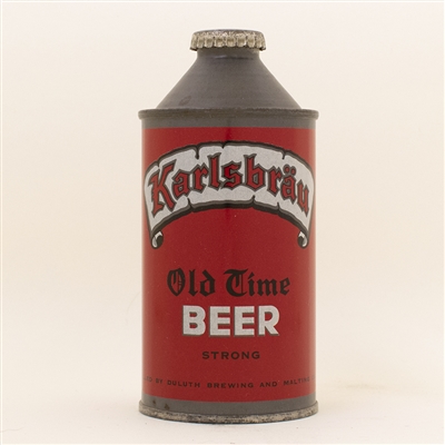 Karlsbrau Beer Cone Top Can