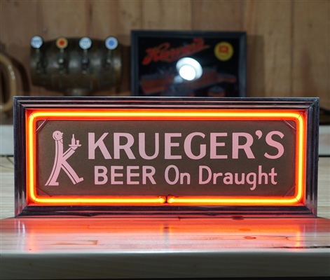 Kruegers Beer Self-Framed Lighted Sign