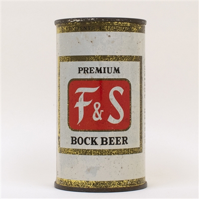 F and S Premium BOCK Beer Can