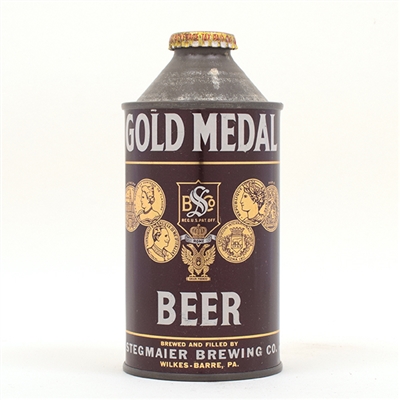 Gold Medal Beer Stegmaier Cone Top 165-29