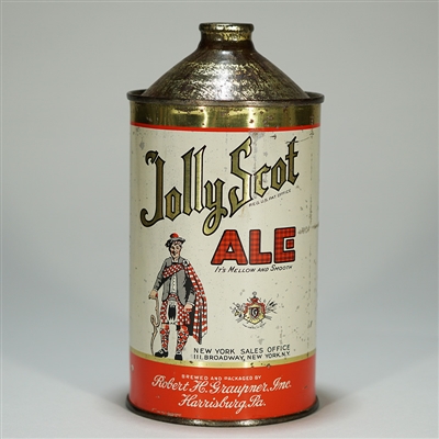 Jolly Scot Ale Quart Cone Top 212-16