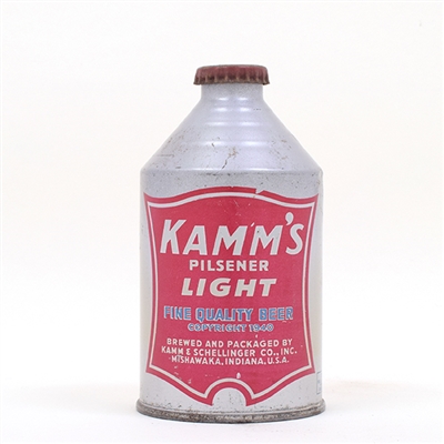 Kamms Light Beer Crowntainer 196-5