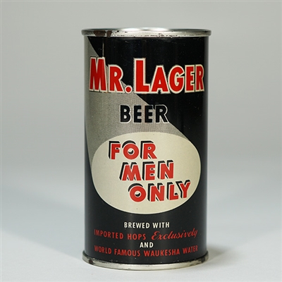 Mr Lager FOR MEN ONLY Beer Can 100-28