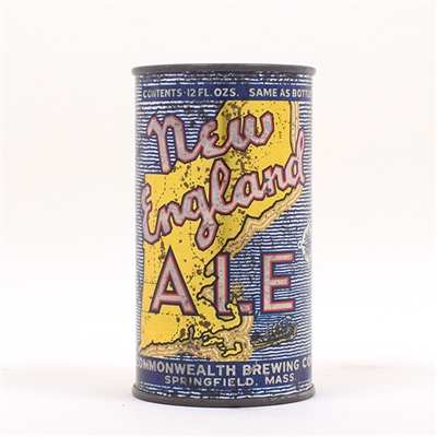 New England Ale RED OUTLINE YELLOW SHORELINE 103-6
