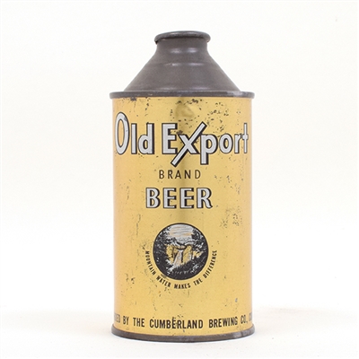 Old Export Beer Cone Top 176-10