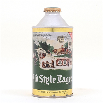 Old Style Lager Cone Top Unlisted