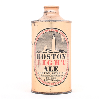 Boston Light Ale J Spout Cone Top 154-10