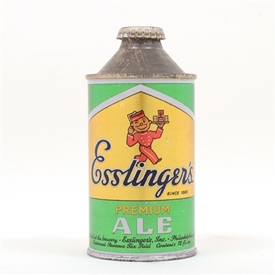 Esslinger Premium Ale Flat Bottom Cone Top UNLISTED CLEAN
