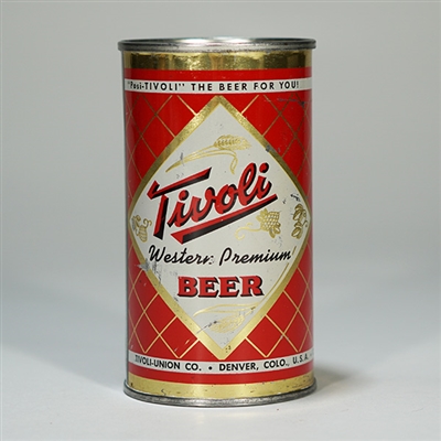 Tivoli Western Beer Can TIVOLI UNION 138-35