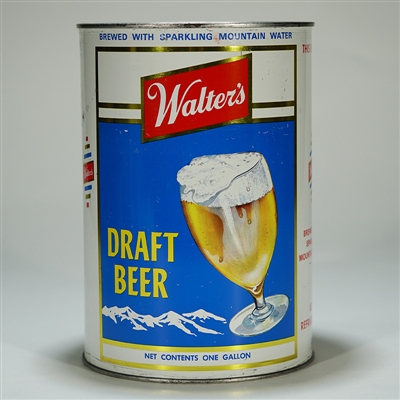 Walters Draft Beer Gallon Can 247-1